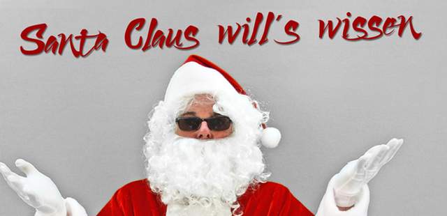 Santa Claus Logo Santa Claus will´s wissen - Team Quiz