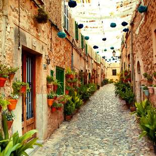 Valledemossa Strasse in Valldemossa
