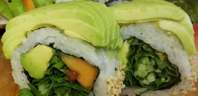 Dragon Roll vegan Sushi-Kochkurs-Gourmet