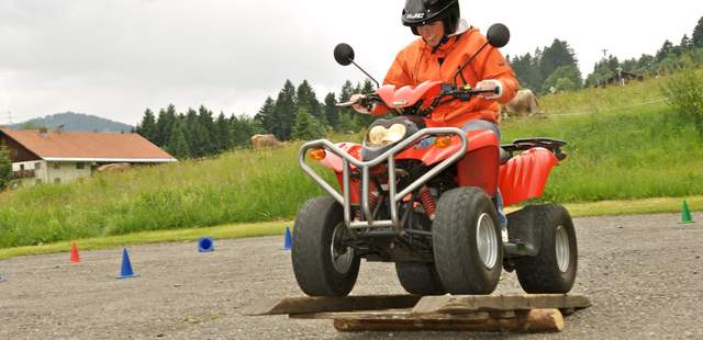 Quad-Parcours Teamchallenge mit Quad-Parcours