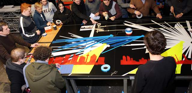 Teamevent "Tape Art" Teamevent "Tape Art"