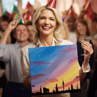 Paint & Connect - Ihr kreatives Erlebnis 2h Paint Event - Malkurse mit Ihrem Team