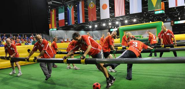 Menschenkicker WM Fußball