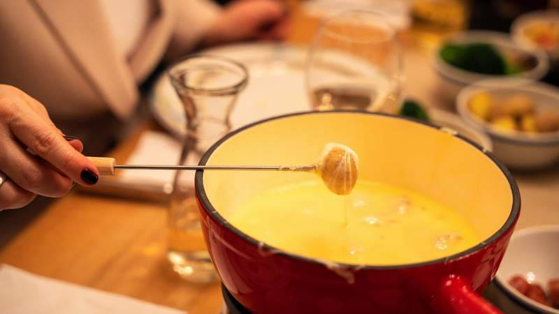 Käsefondue in der Friedberger Warte