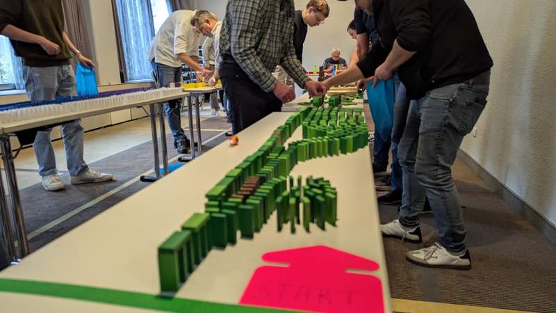 Domino-Challenge (60 Min. Teamplay) in NRW