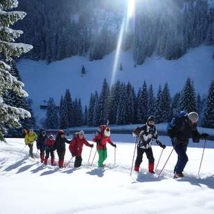 Schneeschuhwanderung im Allgäu Schneeschuhwanderung im Allgäu