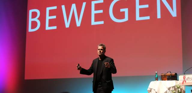 Stephan Ehlers bei seinem Vortrag Stephan Ehlers