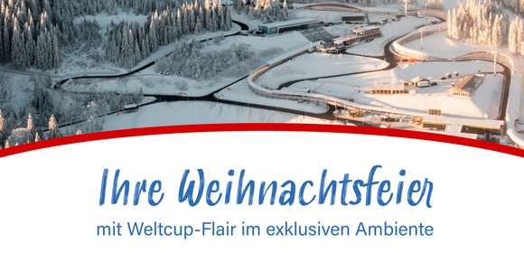 Exklusive Weihnachtsfeier zum Rodel Weltcup