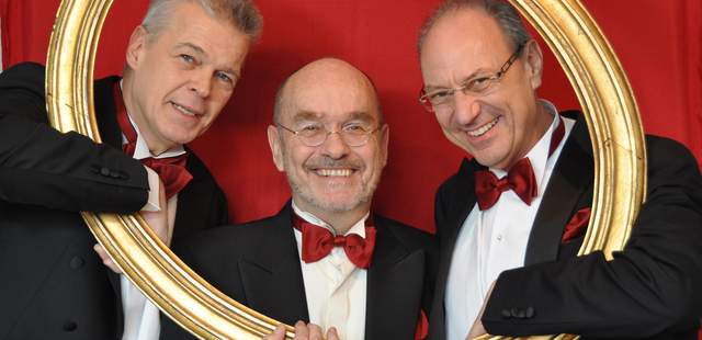 Die drei Trainöre - Goldrahmen 01 Die drei Trainöre