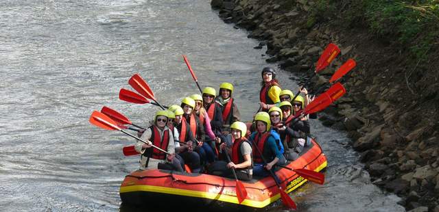 Rafting auf Erft und Rhein Rafting auf Erft und Rhein