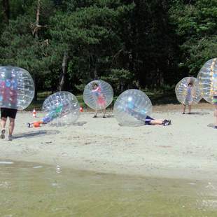 Bubble Soccer als Teamevent am Fleesensee