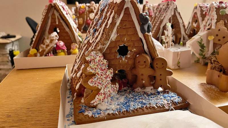 Lebkuchenhaus-Event, Weihnachtsfeier, Teamevent, Firmenfeier, Betriebsausflug