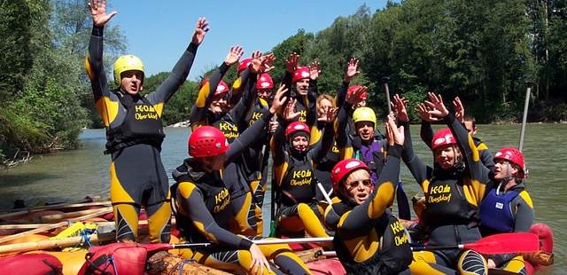 Floßbau mit Abenteuer im Allgäu Floßbau mit Abenteuer im Allgäu