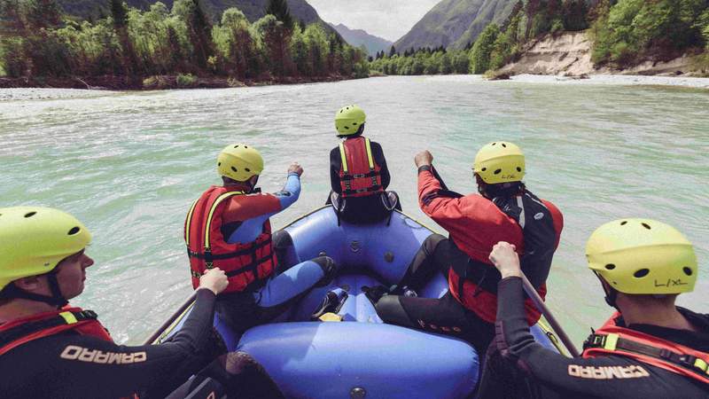 Rafting auf der Isar