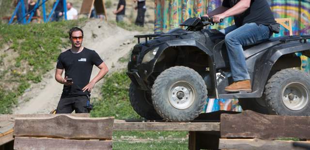Quad Blind fahren Quad Offroad