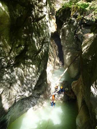Canyoning Tour im Allgäu für Einsteiger