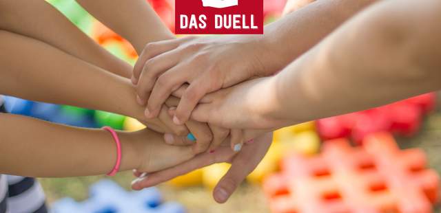 Das Duell: Gemeinsam sind wir stark Das Duell: Die spannende Spielshow fürs Büro