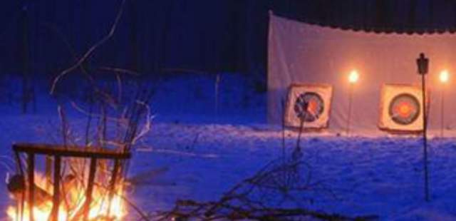 Bogenschießen mit Barbecue Bogenschießen mit Barbecue