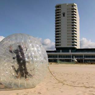 Zorbing - Ultraball als Teamevent in Rostock