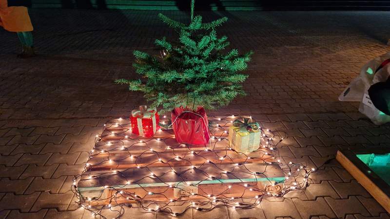 Mobiler Weihnachtsmarkt