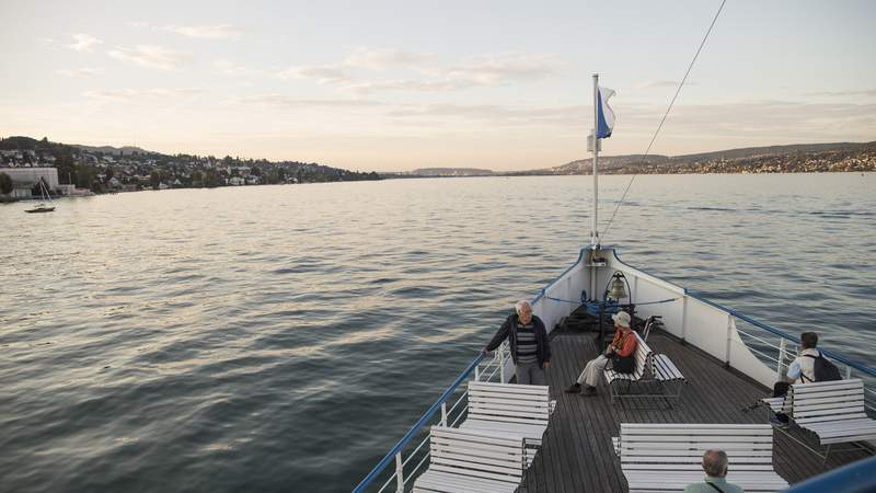 Zürich Bootsfahrt auf dem Zürichsee