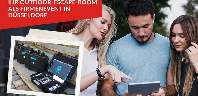 Teamspaß mit Outdoor Escape Game Düsseldorf Teamspaß mit Outdoor Escape Game Düsseldorf