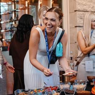 Ladies Night Hotel Steigenberger Düsseldorf Topping Buffet für Schokolade