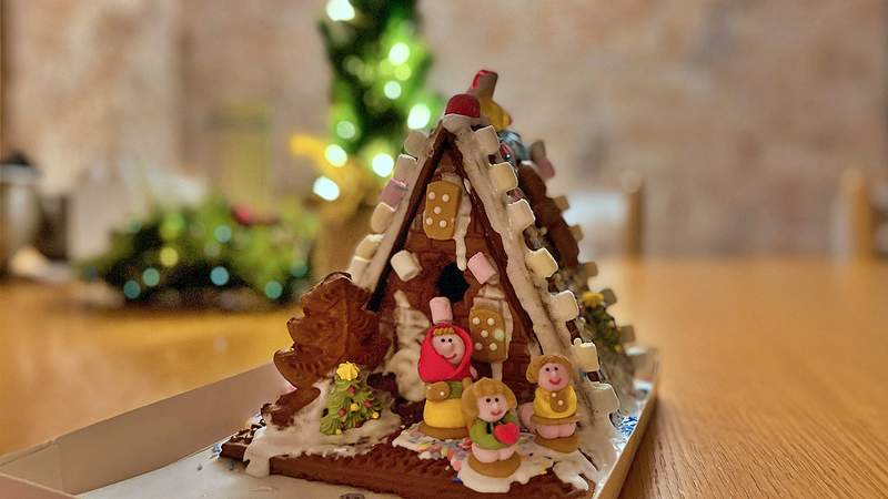 Lebkuchenhaus bauen, Weihnachtsfeier, Teamevent, Firmenfeier, Betriebsausflug