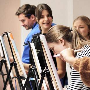 wein&werk - Kreativerlebnisse mit Weinbegleitung Teamevent, Betriebsausflug, Firmenfeier, Firmenevent, Kreativität, Genuss, JGA