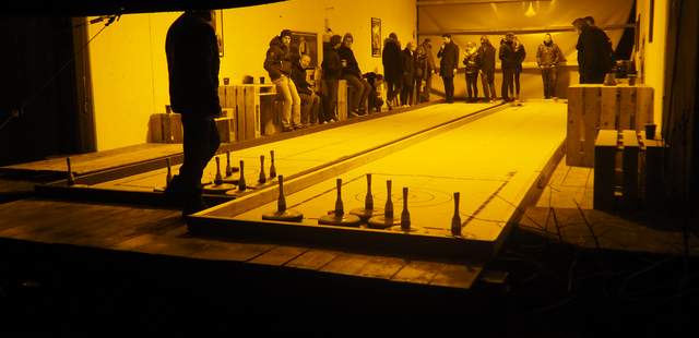 Mannschaft indoor Eisstockschießen Lüneburger Heide