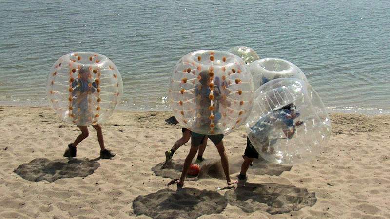 Bubble Soccer als Teamevent in Hamburg