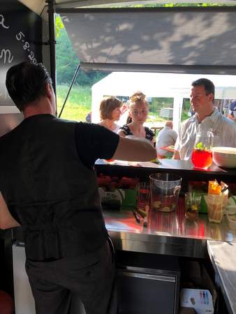 Mobile Eventbar im Western-Stil Horsebox-Bar