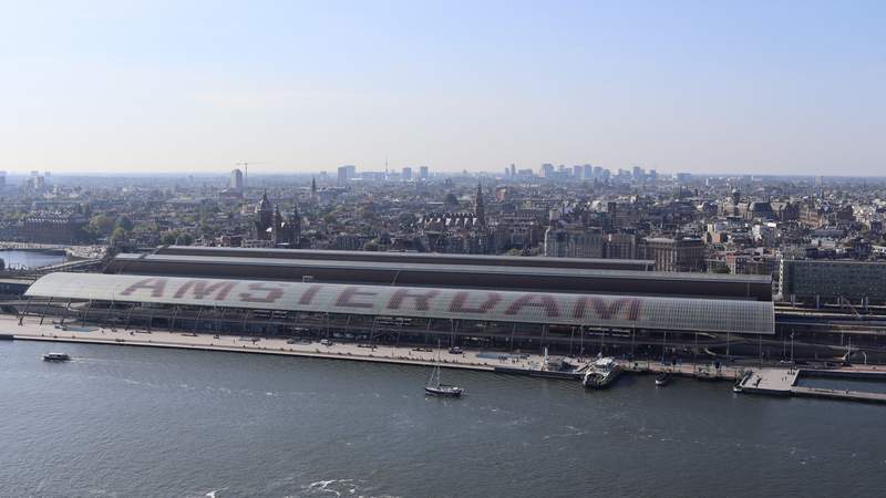 Amsterdam Panorama vom Adam Lookout