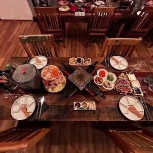 Raclette-Arrangement Raclette-Arrangement