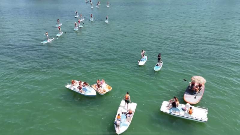 SUP, Tretboot auf dem Bodensee