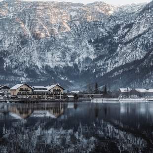 Hallstadt Winter Snow Speed Competition