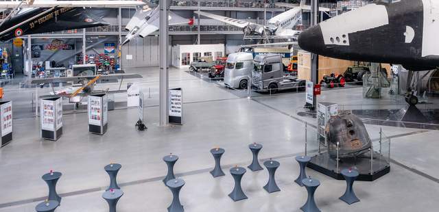 Stehempfang in der Raumfahrthalle des Technik Museum Speyer Technik Museum Speyer