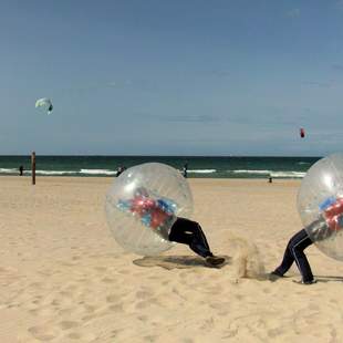 Bubble Soccer als Teamevent in Rostock