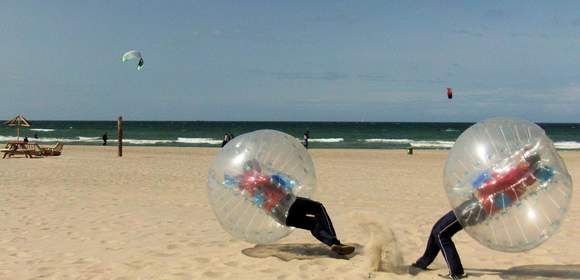 Bubble Soccer als Teamevent in Rostock