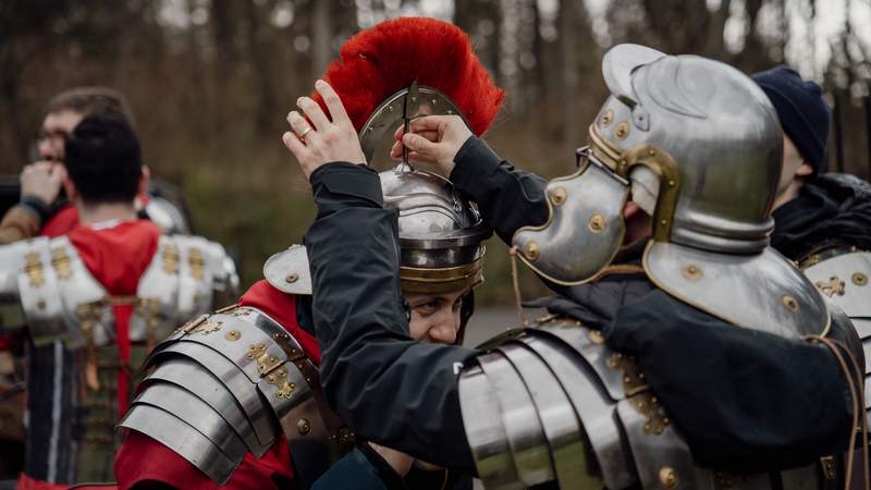 Junggesellenabschied Römischer Legionär