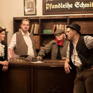 Exploria 1920er Jahre Attraktion - Pfandleihe Teamevent in Europas größtem Escape Room