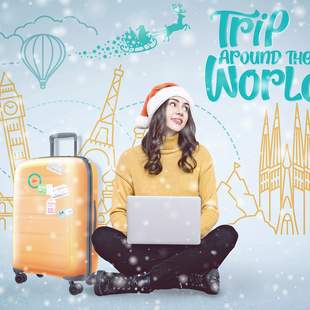 Reise um die Welt Christmas Quiz around the world Event