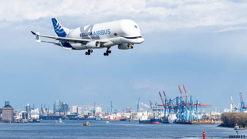 Beluga Hamburg Airbus Finkenwerder