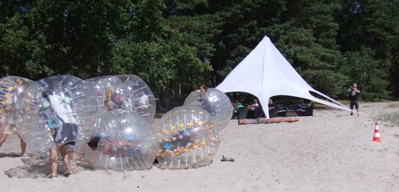 Bubble Soccer als Teamevent in Hamburg