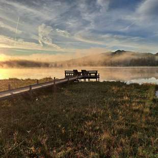 Abendstimmung Fackelwanderung