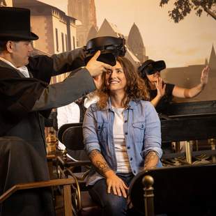 Die VR-Fahrt beginnt VR-Fahrt