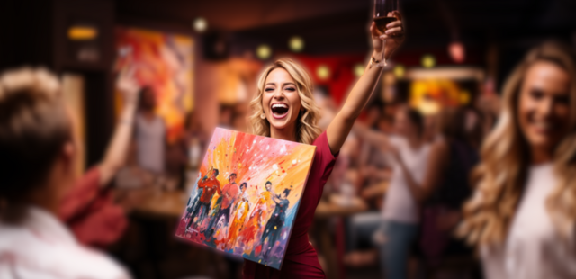 Ihr Kreative Paint-Evnet 3h Paint Event - Malkurse mit deinem Team