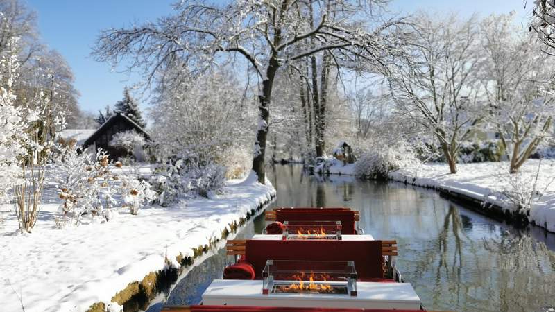 Weihnachtsfeier + Kaminkahnfahrt im Spreewald