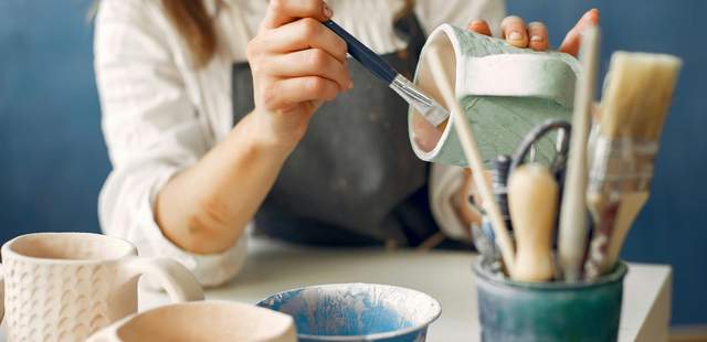 Keramik selbst bemalen Keramik