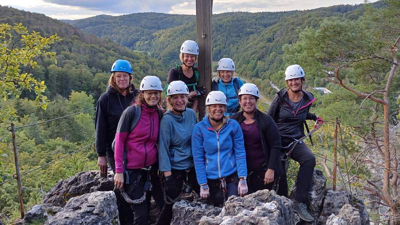 Klettersteigtour Nürnberger Land /Norissteig